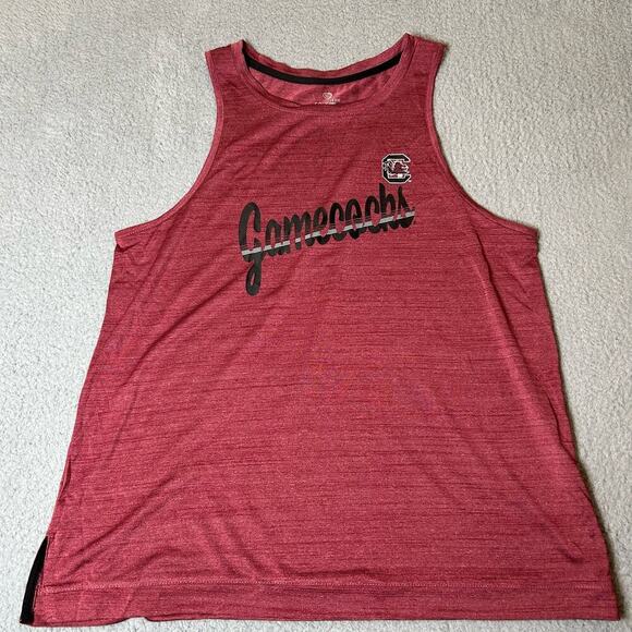South Carolina Gamecocks Tank‎ Top Womens XL Maroon Graphic Pullover Tank Top - Picture 1 of 8